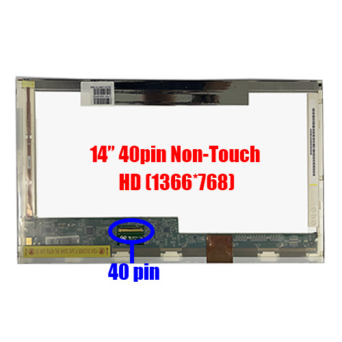 14" 40 Pin Fujitsu LH530 LH531 M140NWR2 N140BGE-L23 B140XW01 V8 Laptop LCD LED Replacement Screen