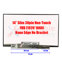14" Slim 30 Pin FHD Asus Zenbook 14 UX425 UX425E 14 5420 N140HCE-EN2 Nano Edge No Bracket Laptop LCD LED Replacement Screen