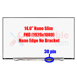 14" Nano Slim 30 Pin FHD IPS Acer Swift SFG14-41-R32M N140HCE-EQ1 Nano Edge No Bracket Laptop LCD LED Replacement Screen