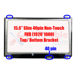 15.6" 40 Pin Dell Latitude E5540 E6540 XPS 15Z L511Z B156HTN03.3 Laptop LCD LED Replacement Screen