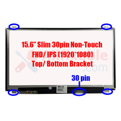 15.6" Slim 30 Pin FHD IPS Lenovo Ideapad Y520-15IKB Y700-15ISK V310-15ISK 320S-15IKB Thinkpad L540 E560 E570 N156HCE-EBA Laptop LCD LED Replacement Screen