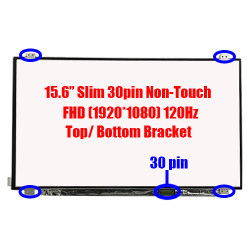 15.6" Slim 30 Pin FHD 120Hz HP Omen 15-CE Series 15-CE030TX N156HHE-GA1 Laptop LCD LED Replacement Screen