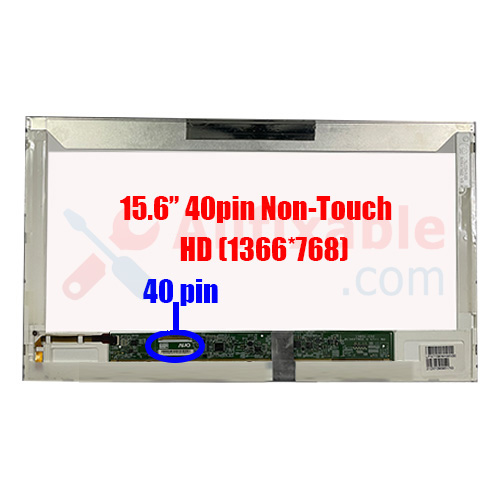 15.6" 40 Pin HP Compaq 610 Pavilion DV6 Probook 4510S 4520 4530S 15-E049TX N156BGE-L21 Laptop LCD LED Replacement Screen