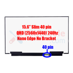 15.6" Slim 40 Pin QHD 240Hz Asus ROG Zephyrus G15 GA503RW GA503RW-LN085W LQ156T1JW.05 Laptop LCD LED Replacement Screen