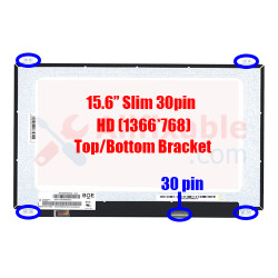 15.6" Slim 30 Pin Asus Vivobook X505B X505B-ABR370T NT156WHM-N45 Laptop LCD LED Replacement Screen