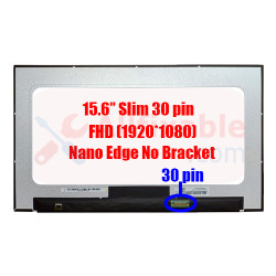 15.6" Slim 30 Pin FHD IPS Dell Precision 3540 NV156FHM-N4H NV156FHM-N63 V8.0 Laptop LCD LED Replacement Screen