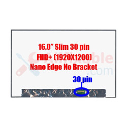 16" Slim 30 Pin FHD+ Lenovo Thinkpad E16 GEN 1 LP160WU1 NV160W0M-N45 Nano Edge No Bracket Connector Up Laptop LCD LED Replacement Screen