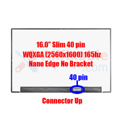 16" Slim 40pin WQXGA Acer Predator Helios Neo 16  PHN16-71-77HU B160QAN03.H Nano Edge No Bracket Laptop LCD LED Replacement Screen