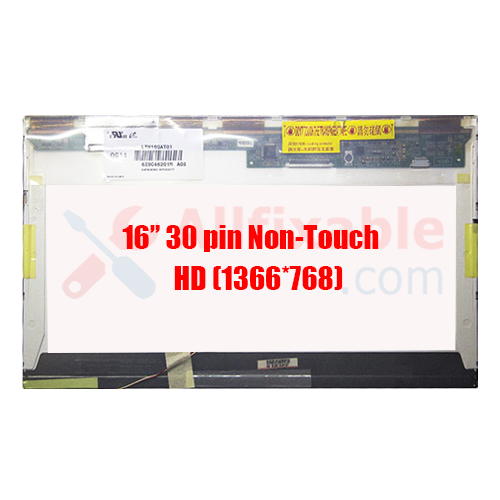 16" 30 Pin Toshiba Satellite A350 A350D A355 A355D A500 A500D A505 L505 LTN160AT02-002 LTN160AT01-001 Laptop LCD LED Replacement