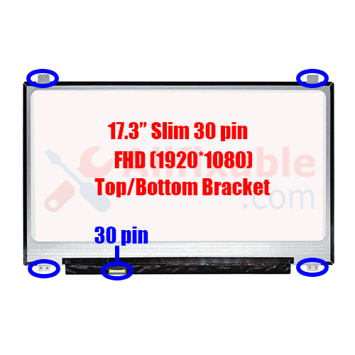 17.3" 30 Pin MSI GE70 Apache Pro GS70 GS72 GT72 GT72S PE70 2QE B173HAN01.0 LTN173HL01 Laptop LCD LED Replacement Screen