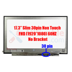 17.3" Slim 30 Pin FHD MSI GF75 Thin 95C B173HAN04.2 Nano Edge No Bracket Laptop LCD LED Replacement Screen