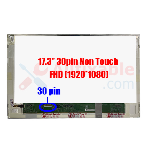 17.3" 30 Pin FHD MSI GE70 2QE Apache Pro GE72 2QD GE72 6QC GP70 GP72 GS70 PE70 CX70 B173HTN01.0 Laptop LCD LED Replacement Screen