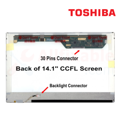 14.1" LCD (30pin) Compatible For Toshiba Satellite L310 L35 M100 M200 M300