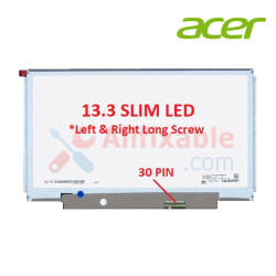 13.3" Slim LCD / LED (30Pin L/R Long Screw) Compatible For Acer Aspire S5-391