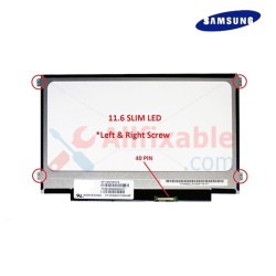11.6" Slim LCD / LED (40Pin L/R Screw) Compatible For Samsung Chromebook 303C